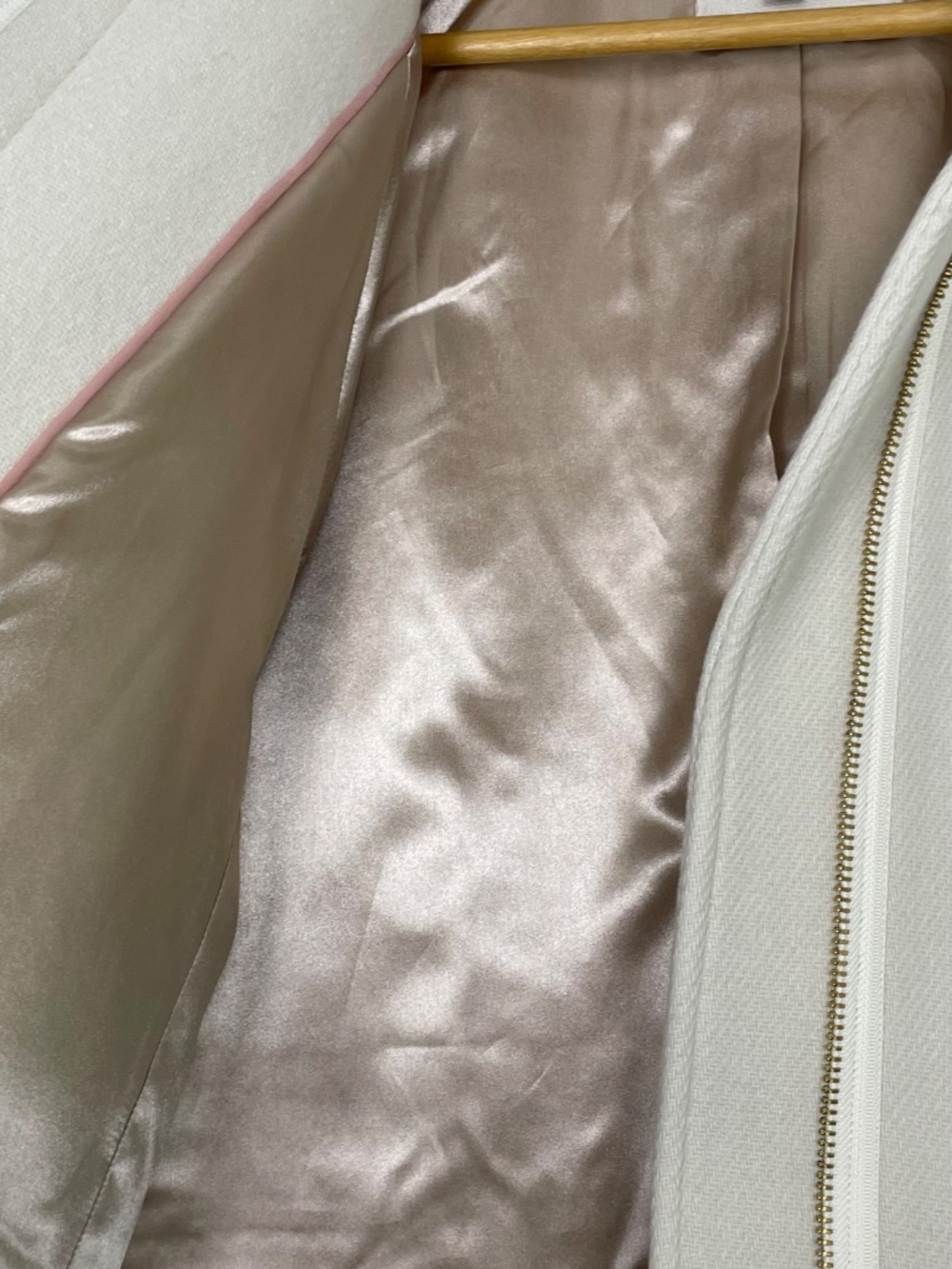 J.Crew Toscana Coat in Italian Stadium-Cloth Wool Ivory Cream Size 20 - Picture 12 of 14